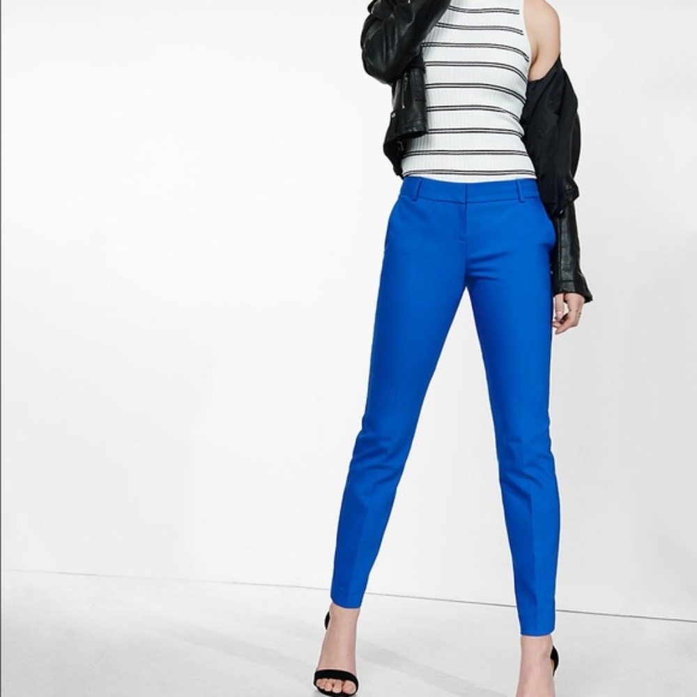 Royal Blue Express Columnist Ankle Dress Pant